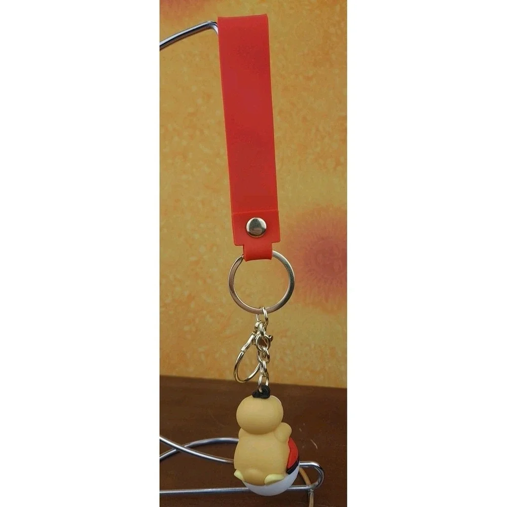 Pokemon Pokeball Psyduck 3D PVC Keychain Backpack‎ Clip 8